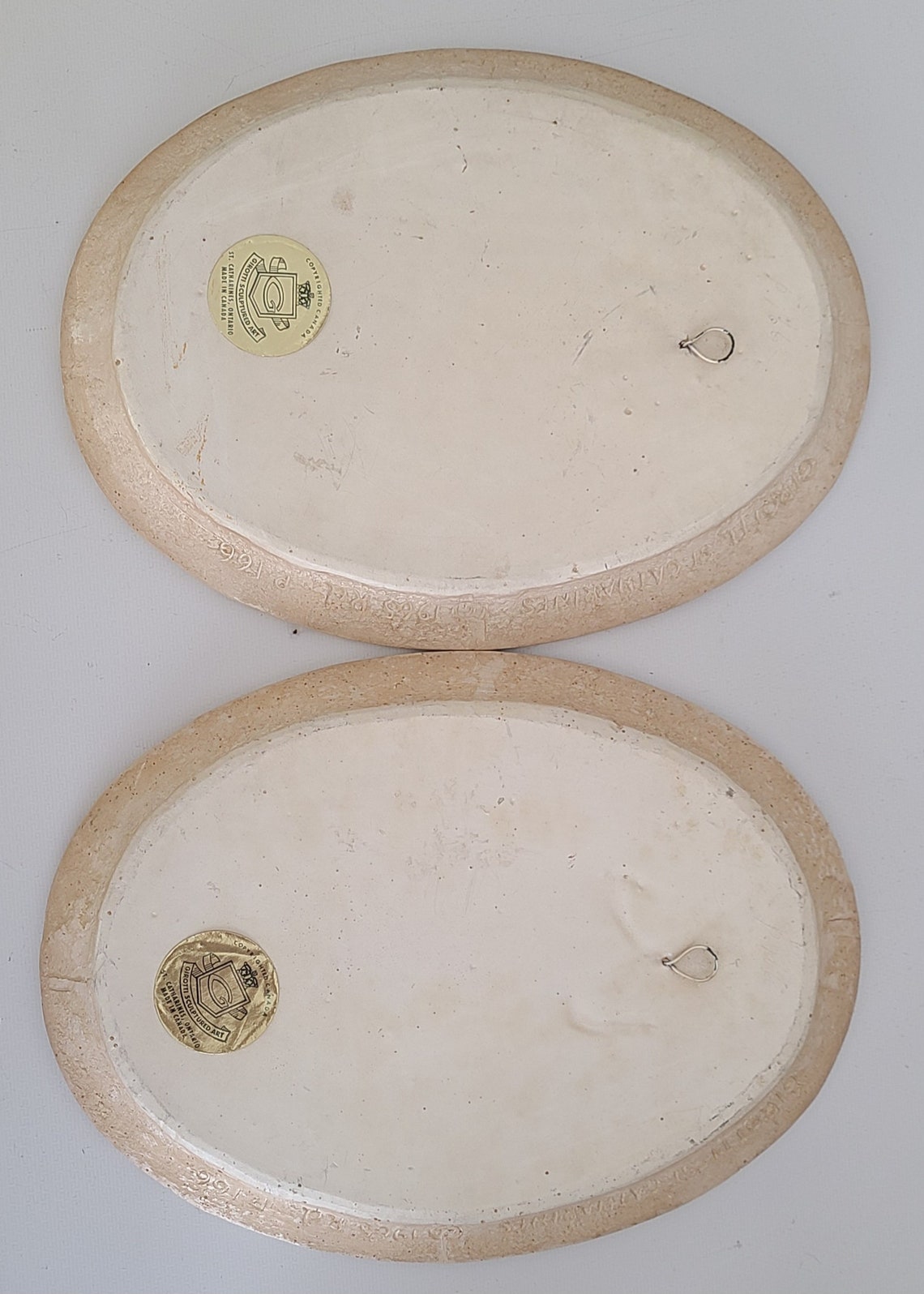 Vintage Rare Girotti Sculptured Art Flamingoes Set 1965 Etsy