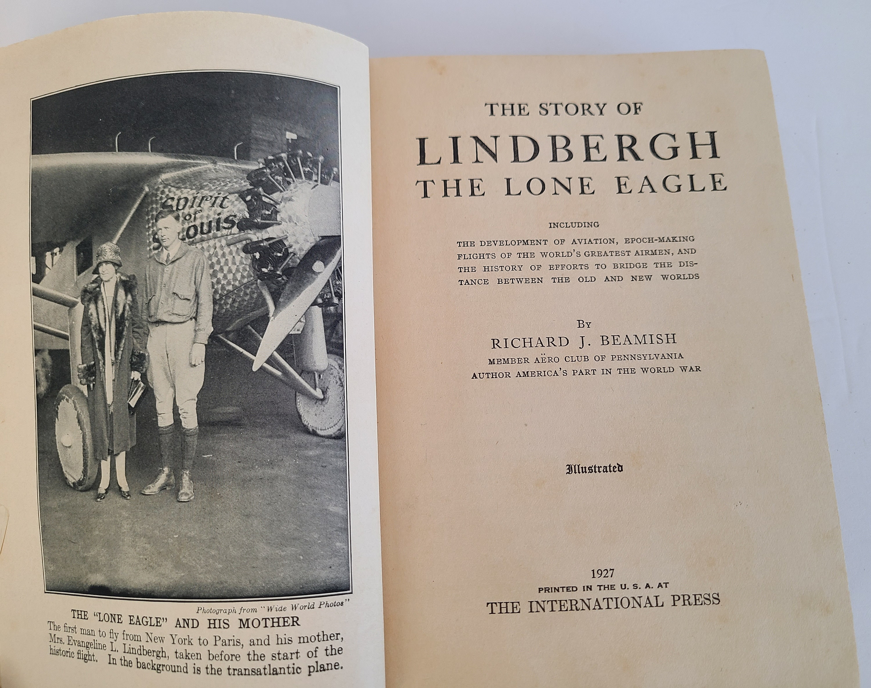 The Story of Lindbergh: the Lone Eagle by Richard J. Beamish