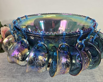 インディアナ グラス ヴィンテージ ゴールデン アンバー カーニバル