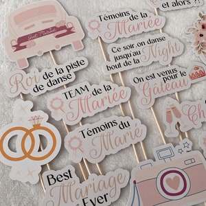 accessoires photobooth mariage, accessoires photomaton mariage, accessoires coin photo mariage, team de la mariée, team du marié, accessoires personnalisés mariage,accessoires photobooth, accessoires personnalisés photobooth, photobooth mariage