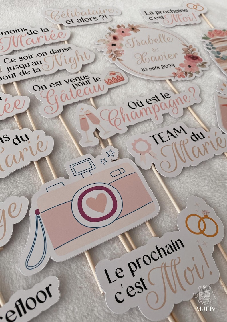 accessoires photobooth mariage, accessoires photomaton mariage, accessoires coin photo mariage, team de la mariée, team du marié, accessoires personnalisés mariage,accessoires photobooth, accessoires personnalisés photobooth, photobooth mariage