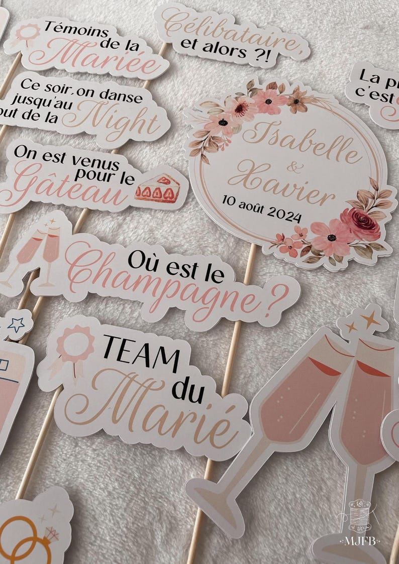 accessoires photobooth mariage, accessoires photomaton mariage, accessoires coin photo mariage, team de la mariée, team du marié, accessoires personnalisés mariage,accessoires photobooth, accessoires personnalisés photobooth, photobooth mariage