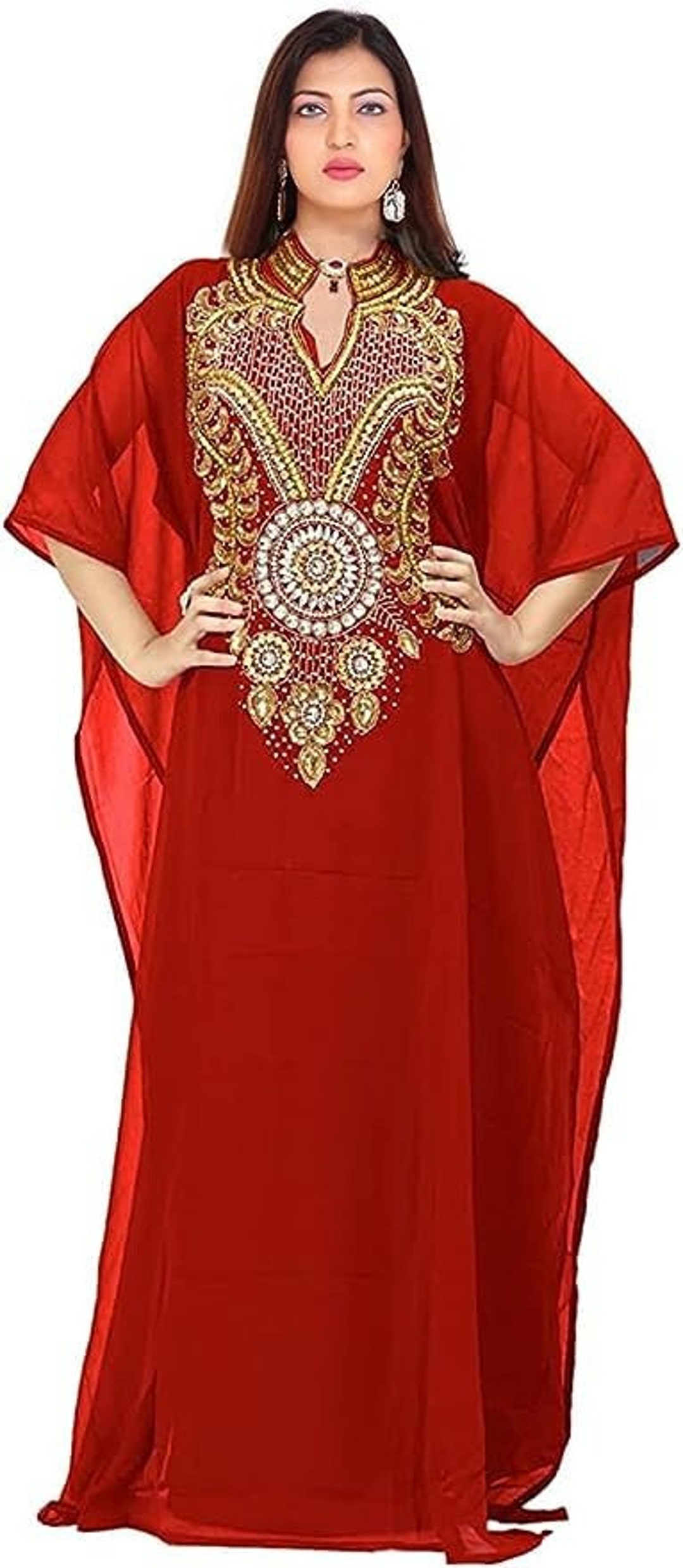 Abaya Kaftans for Women White Gown Maxi Sale New Dubai Kaftan Etsy