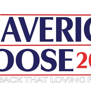 Red White Blue Maverick Goose 2024 SVG