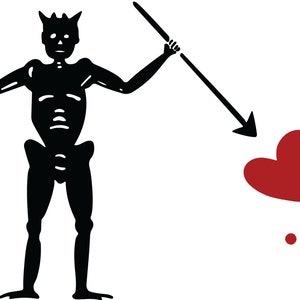 Blackbeard Flagge Digital Cut File