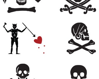 Famous Pirates Flag Symbols