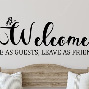 Inspirational quotes for walls | welcome sticker | Vinyl decal for walls