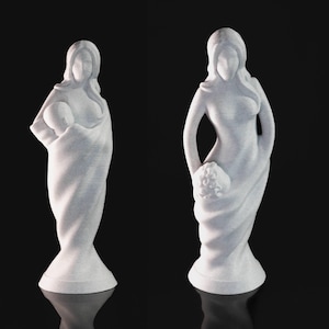 Mother & Child Statues - Elegant Home Decor