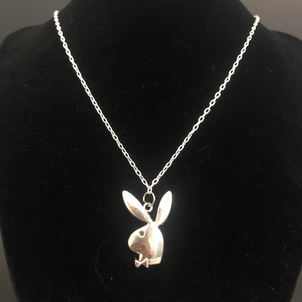 Grunge playboy bunny necklace alt