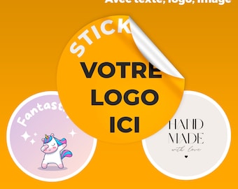 Personalized stickers | Personalized Stickers | Personalized sticker | Bright