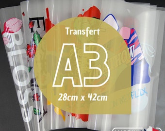 Transfert DTF HD format A3