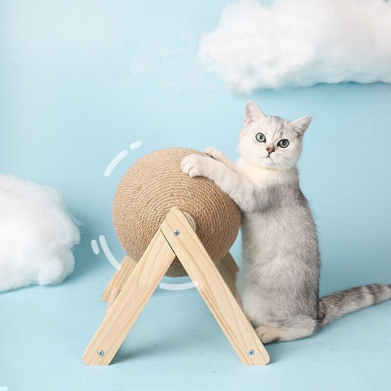 cat scratch post rope