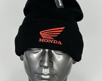 Adult Honda beanie black, white or red