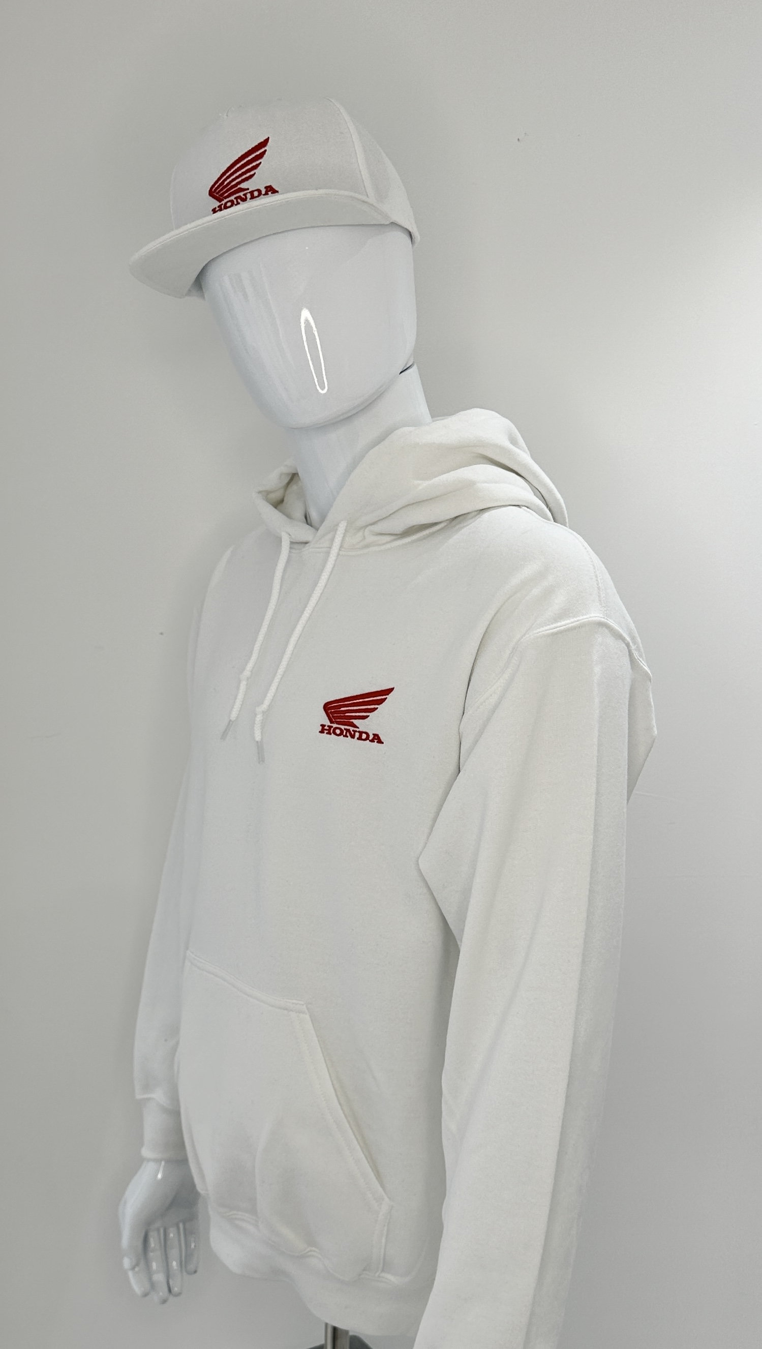 【IONSEOUL】Honda Fleece Hoodie Zip-Up 4JH606 Honda Motor Full Zip Fleece Hoodie - White – Sunnyside Acura