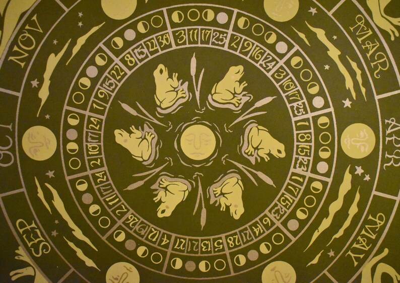 2024 Moon Calendar Etsy