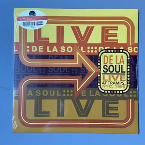 De La Soul - Libe at Tramps NYC 1996 rare Tan Vinyl  brand new and sealed, Mint, punk records, punk memorabilia vinyl records for sale