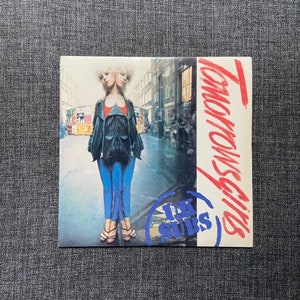 UK Subs, Tomorrows Girls, 1979 Blue vinyl, Punk/New wave,  45 vinyl record EX/EX, punk records, punk memorabilia vinyl records for sale