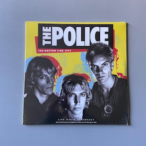 The Police, Live broadcast from The bottom Line, New York 1979,  new and sealed vinyl LP , Mint, punk memorabilia vinyl records for sale