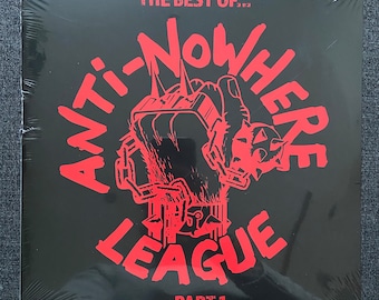 Anti Nowhere League - The best of LP Red Vinyl 2xLP brand new and sealed , Mint, punk records, punk memorabilia vinyl records for sale