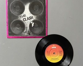The Clash - Control completo 45 disco de vinilo Reino Unido 1.a edición EX/EX discos punk raros, discos de vinilo de recuerdos punk a la venta