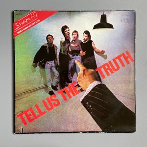 Sham 69 - Tell us the Truth LP, rare UK original punk Gatefold sleeve 2XLPs,  punk records, punk memorabilia vinyl records for sale