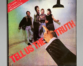 Sham 69 - Tell us the Truth LP, rare UK original punk Gatefold sleeve 2XLPs,  punk records, punk memorabilia vinyl records for sale