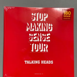 Talking Heads - Stop making sense tour USA 1984, Brand new and sealed, vinyl LP,Mint records, punk music  memorabilia vinyl records for sale