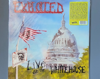 The Exploited - Live @ Washington 1985, rare Orange vinyl brand new and sealed, Mint, punk records, punk memorabilia vinyl records for sale