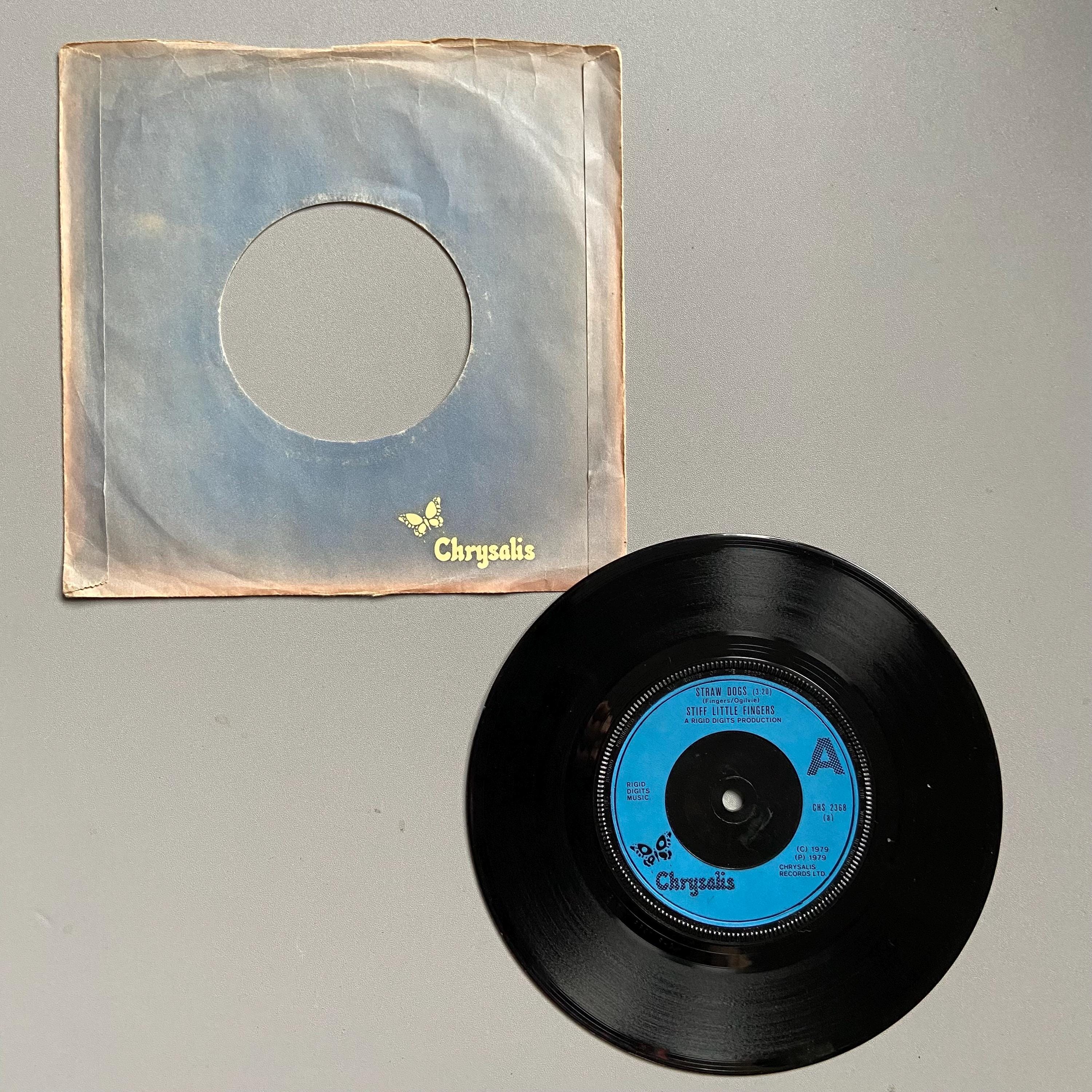 Stiff little fingers - Straw dogs , original 1979 UK  Press 45 vinyl record EX\VG punk records, punk memorabilia vinyl records for sale