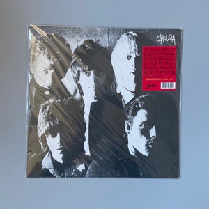 Chelsea - Self titled album, rare RED Vinyl  brand new and sealed, Mint, punk records, punk memorabilia vinyl records for sale