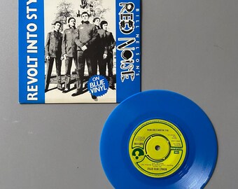 Bill Nelsons rotes Geräusch 45 blaue Schallplatte UK Pressung EX / EX seltene Punk-Schallplatten, Punk-Erinnerungsstücke Schallplatten zum Verkauf