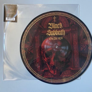 Black Sabbath, Live on Air 1970, rare  Limited Ed picture disc vinyl LP brand new & Sealed, punk memorabilia vinyl records for sale