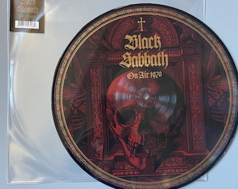 Black Sabbath, Live on Air 1970, rare  Limited Ed picture disc vinyl LP brand new & Sealed, punk memorabilia vinyl records for sale