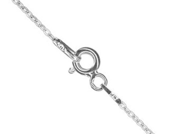 May include: Silver chain necklace with a lobster clasp fastening.