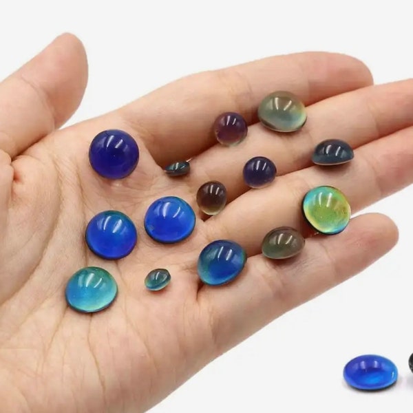 Colour Changing Mood Stones Cabochons - Various Sizes Available