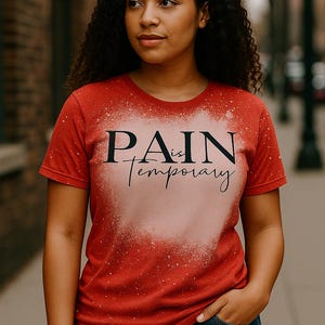 Unbreakable Bleached Shirt | Custom Unisex Shirt | Custom T Shirt | Custom Photo Shirt | Custom Name Shirt | Custom Design Shirt
