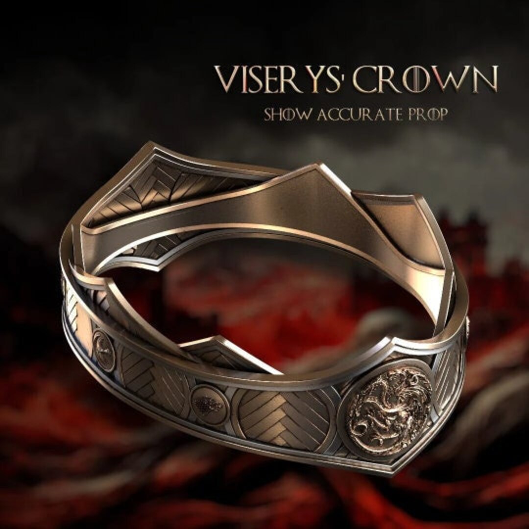 Rhaenyra Targaryen Rhaenyra Crown 3D Printer STL File High Etsy UK