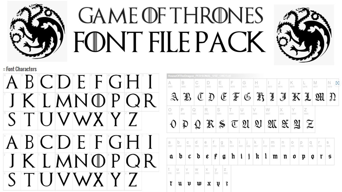 game of thrones alphabet font game of thrones alphabet font