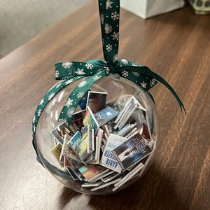 Year of Books, Custom Book Ornament, Books Read This Year Ornament