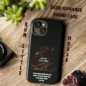 Custodia per iPhone Run Little Mouse, custodia per telefono Dark Romance, regalo per amanti dei libri, regalo per amanti dei libri, regalo per migliori amici, regalo per lettori di Smut