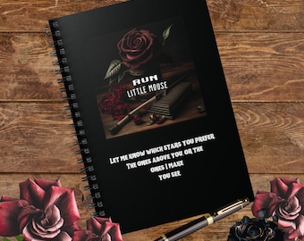 Run Little Mouse Spiral Notebook: Dark Romance Journal, Book Lover Gift, Book Club Basic