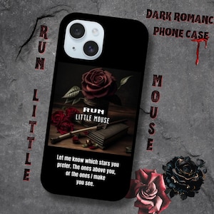 Custodia per telefono Run Little Mouse Tough, custodia per telefono Dark Romance, regalo per amanti dei libri, regalo Booktrovert, regalo Bestie, regalo per lettori di Smut, regalo Booktok