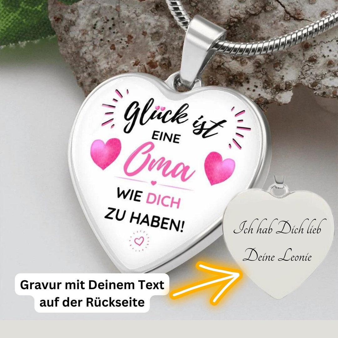 Geschenk Für Oma Von Enkeln Selber Machen Geschenk Für Oma Von Enkeln Mit Personalisierter Gravur in Silber Oder