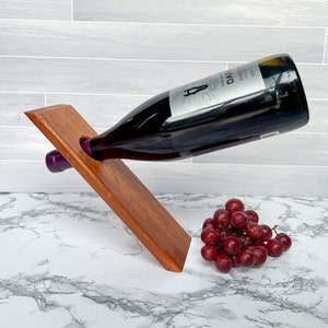 Solid Wood Wine Bottle Holder
