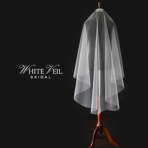 1 tier barely there wedding veil