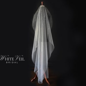 Barely There Rhinestone Wedding Veil