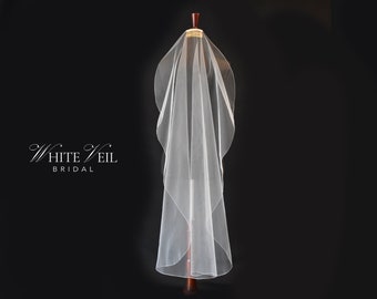 Soft Sheer Barely There Pencil Edge Wedding Veil