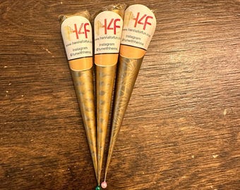 Organic Handmade Henna Cones
