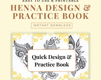 Henna Practice Template: Quick DIY Design Aid