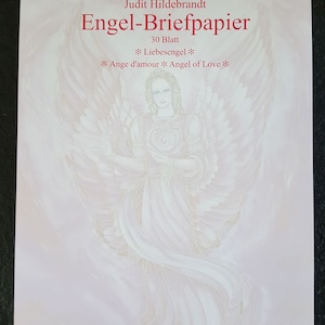 Judit Hildebrandt angel paper, angel stationery, angel paper, stationery, writing pad, notepad, invitation paper